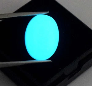 Pietra preziosa cabochon ovale opale che cambia colore naturale 8,05 ct B86660 nuovo inventario - Foto 1 di 10