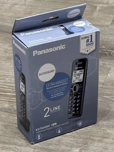 Panasonic KX-TGA950B Extra Handset Charger 2 Line Black DECT 6.0 Plus *SEALED* - Picture 1 of 8