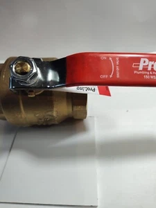 ProLine 2 in. x 2 in. Brass FIP Full Port Ball Valve 107-818HN, NEW (3E) - Picture 1 of 13