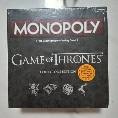 Monopoly Game of Thrones Square Board Game - Collectors Edition 2016 *BRAND NEW* - Image 1 of 3