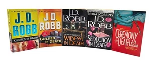 J. D. Robb Lot Of 5 Paperback Novels Mystery, Thriller, Suspense. - Picture 1 of 4