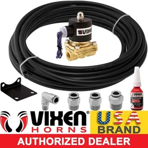 3/8" HIGH FLOW ELECTRIC AIR VALVE TRAIN HORN SOLENOID UPGRADE KIT 210 PSI/12V - Picture 1 of 9