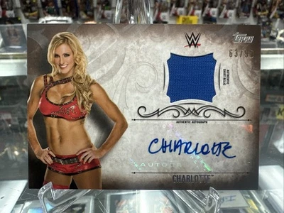 Charlotte Flair Autograph Relic Bronze /99 2016 Topps WWE Undisputed #UAR-CH - Image 1 of 2
