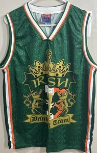 Irish Drinking Team, XL Saint Paddy's Day Basketball Jersey. - Picture 1 of 6