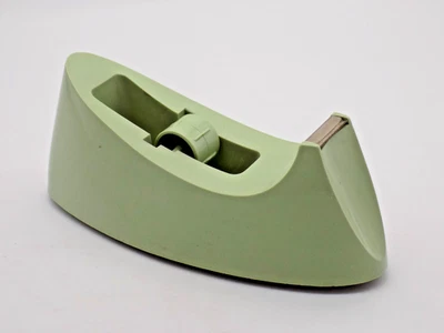 Dispensador de cinta vintage Scotch C-15 verde como nuevo ponderado con fondo antideslizante Foto 1 de 4