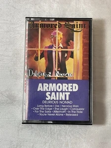 ARMORED SAINT - Delirious Nomad  (Cassette Tape 1985 Chrysalis)  Metal - Picture 1 of 3