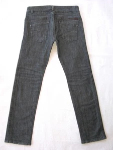 Diesel Darron Slim Straight Jeans Men Size 30 X 29 Charcoal Gray + Stretch - Picture 1 of 13