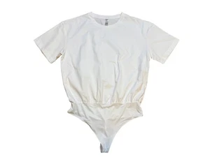 Spanx White Short Sleeve Bodysuit Size XL NWT - Picture 1 of 5