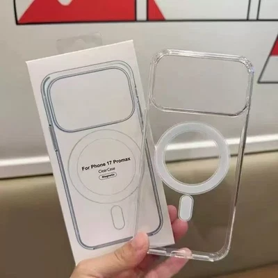 Magnetic Phone Case For iPhone 17 16 Pro Max 15 14 13 12 XS Max 7 8 Clear Cover - Image 1 of 4