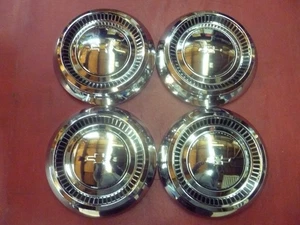 VINTAGE NOS 1964 CHEVY IMPALA BELAIR DOG DISH POVERTY HUBCAPS WHEEL COVER - Picture 1 of 6