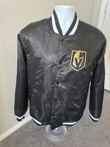 Chaqueta de Satén Starter Black Label NHL Vegas Golden Knights Mediana Hockey - Imagen 1 de 11