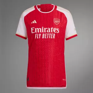 WOMENS NEW ADIDAS FOOTBALL SHIRT ARSENAL 23/24 AUTHENTIC RECALLED M 12-14 HR6931 - Picture 1 of 12