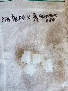 Pfa 3/8 Buchse Rohr x 3/8 Sicherungsrohr - Bild 1 von 1