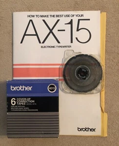 Original Brother Prestige 1012 Daisy Wheel & korrektes Band elektronische Schreibmaschine - Bild 1 von 7