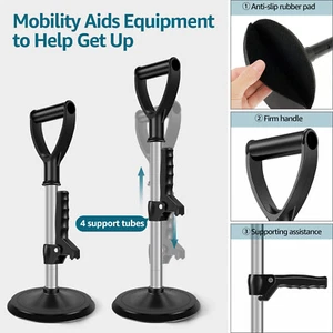Mobility Aids Tool Height Adjustable Stand Assist Aid 6 inch Base Standing+ - Picture 1 of 12