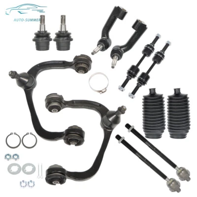 Kit de suspensión de brazos de control delanteros 12 piezas para Ford Expedition F-150 2007-2016 2x2 Foto 1 de 4