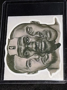 Nba Basketball RARE Sticker Lebron James Kobe Bryant Stephen Curry Lakers Warrio - Picture 1 of 1
