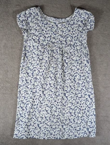 Old Navy Girls Babydoll Dress Size XL White and Blue Floral - Picture 1 of 9