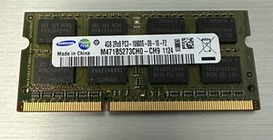 Samsung M471B5273CHO-CH9 2rX8 PC3L 4GB 10600s SoDimm - Picture 1 of 1