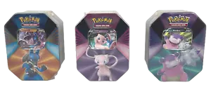 Pokemon Spring V Tin Display Mew Lucario Slobrow I Sealed I englisch | - Bild 1 von 7
