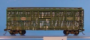 #14 HO AHM NEW YORK CENTRAL STOCK CAR NISX 5407 CV TRUCKS KD'S WEATHERED NICE! - Picture 1 of 4