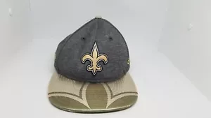 Men's New Era Graphite New Orleans Saints NFL Spotlight 9FIFTY Snapback Youth - Picture 1 of 10