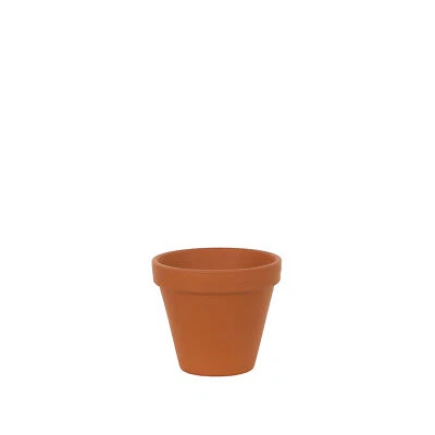 Terracotta Flower Plant Pot 14 x 14.5cm Traditional Planter Herbs Plants  - Image 1 of 2