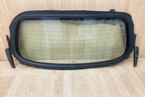 CONVERTIBLE HOOD REAR WINDSCREEN / WINDOW GLASS + FRAME - Jaguar XK8 XKR #8857 - Picture 1 of 7