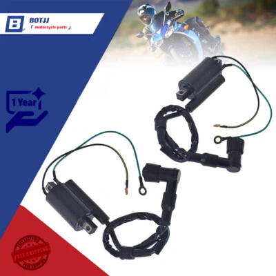 2 件 Ignition 线圈套装适用于本田摩托车 CB350 CL350 SL350 CJ360T CB360T — 第 1/4 张图片