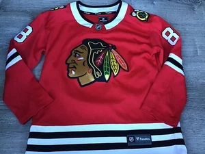 Fanatics Youth L/XL Official Patrick Kane Blackhawks Premier Hockey Jersey # 88 - Picture 1 of 9