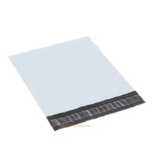 100 sobres blancos de polietileno bolsas de correo 7,5"" x 11"_190 x 280+45 mm - Imagen 1 de 12