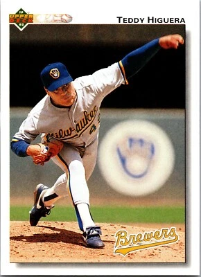 1992 Upper Deck - #138 Teddy Higuera - Image 1 of 2