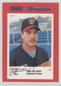 1989 Rock's Dugout Wichita Wranglers Richard Holsman #17