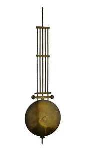 Altes Uhrenpendel Pendel f Wanduhr Regulator Freischwinger Uhrwerk Uhrmacher - Bild 1 von 3