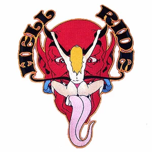 HELL RIDE PARCHE P368 demonios sexy dama parches motociclistas CABEZA DIABLO LENGUA CHICA nuevo - Imagen 1 de 1