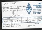 QSL QSO CB CARD"EC5CUP, Union Radioaficionados Espanoles,92", Madryt, Hiszpania (Q6046)