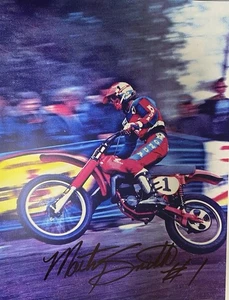 marty smith motocross foto firmata 8 1/2”X 11”  - Foto 1 di 1