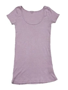 Michael Stars Womens Y2K Pink Short Sleeve Scoop Neck Original Tee One Size - Picture 1 of 8