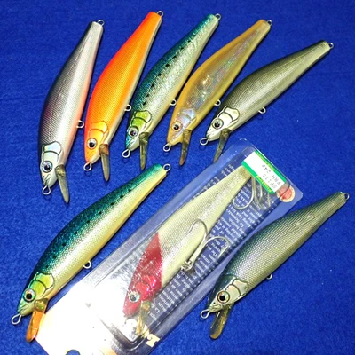 Juego de 8 señuelos de lubina MARIA JAPAN JDM LA SEGUNDA 115F X3 + 115S X5 descontinuados Foto 1 de 4