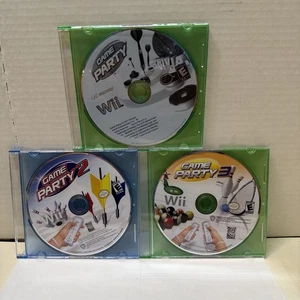 Game Party 1 / 2 / 3 (Nintendo Wii) Nur DISC - Lot - Bundle - Bild 1 von 5