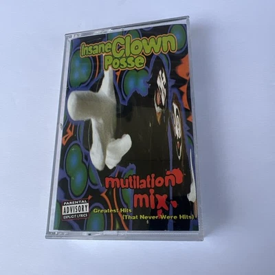 Insane Clown Posse ICP Multilation Mix Greatest Hits Cassette Tape Nice shape - Image 1 of 4