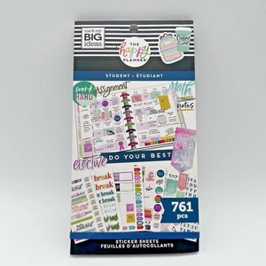 The Happy Planner Sticker Book Me & My Big Ideas Student 761 Stickers Complete - Picture 1 of 17