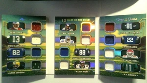 2025 Leaf Glory Of The Game 12 Jersey Relic WR's - Rice, Moss/Hill/Irving #22/25 - Picture 1 of 2