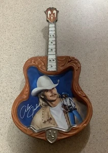 VTG ALAN JACKSON “WHERE I COME FROM" BRADFORD EXCHANGE GUITAR PLATE TRINKET DISH - Picture 1 of 3
