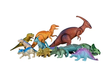 De colección Playskool Definitely Dinosaurs 12 Juguetes Prehistóricos 1987 RARO RETIRADO Foto 1 de 4