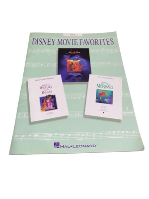 Películas favoritas de Disney Flauta Música Aladino, La Bella y la Bestia, La Sirenita Foto 1 de 4