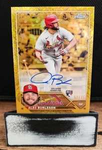 Alec Burleson RC 2023 Topps Gilded Gold Etched Auto #52/75 Rookie - Bild 1 von 3