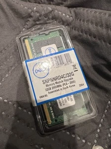 Dell Memory SNPNNRD4C/32G AA538491 32GB 2Rx8 DDR4 SODIMM 2666MHz RAM - Picture 1 of 2