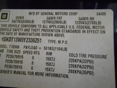 Espejo retrovisor interior S15JIMMY 2000 467760 Foto 1 de 4