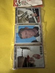 1970 Topps BB Holiday 12 Card Rack CLAY CARROLL DARREL CHANEY EX+/NM - Bild 1 von 5